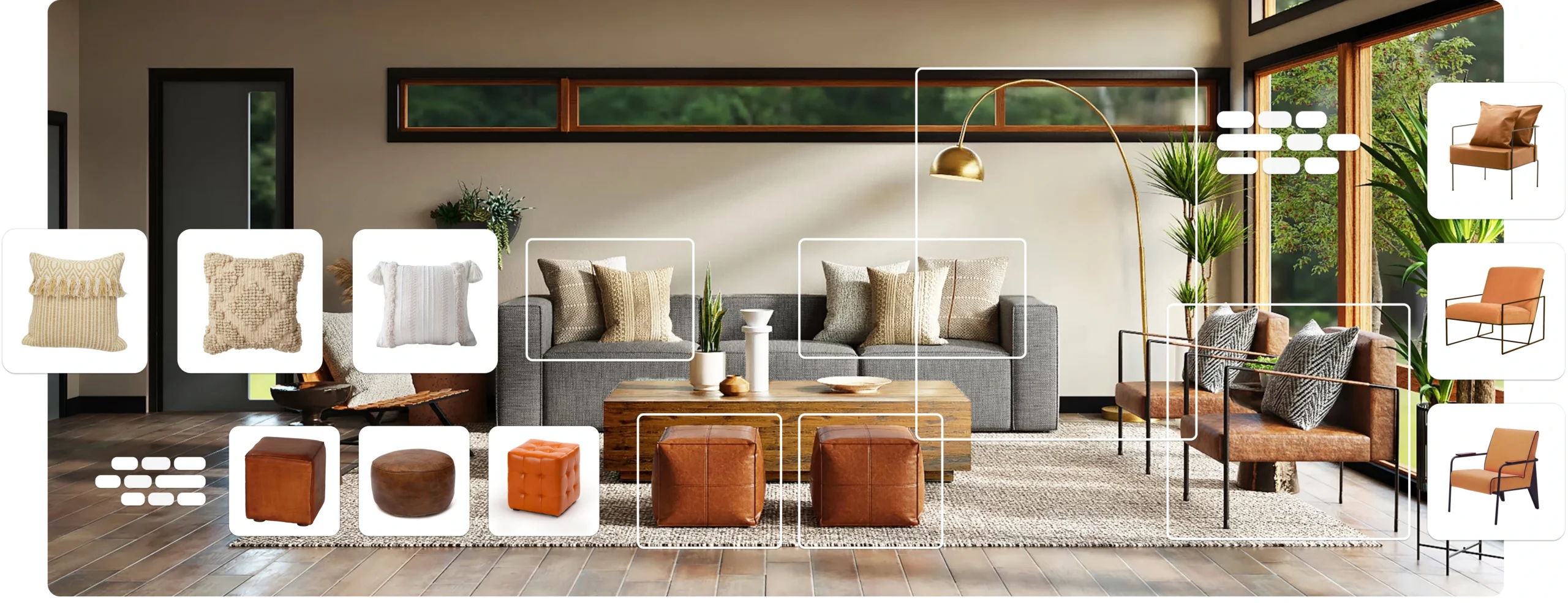 Use artificial intelligence to identify, tag, and quickly search for individual home decor items in your collection.